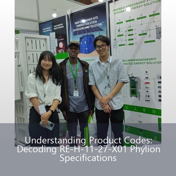 Understanding Product Codes: Decoding RE-H-11-27-X01 Phylion Specifications